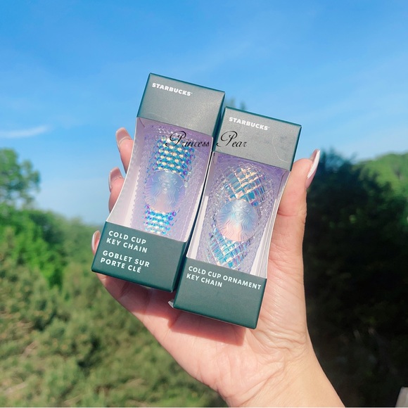 Starbucks Accessories - Starbucks 2023 Unicorn studded & Thailand White Jeweled ornament keychain